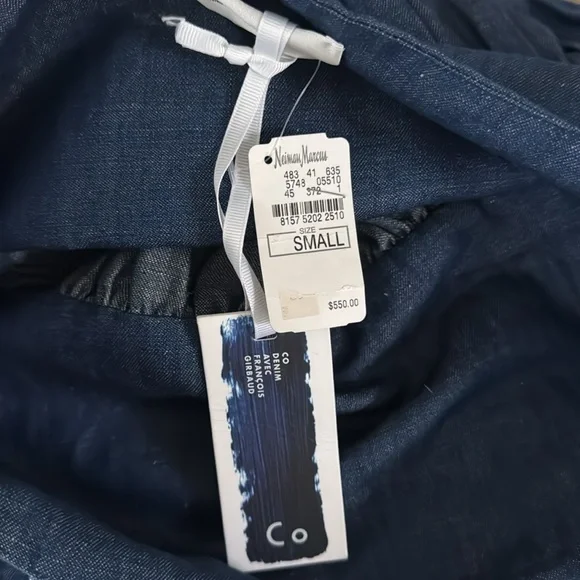 NWT Co. x Francois Girbaud Blue Denim Dress Size S